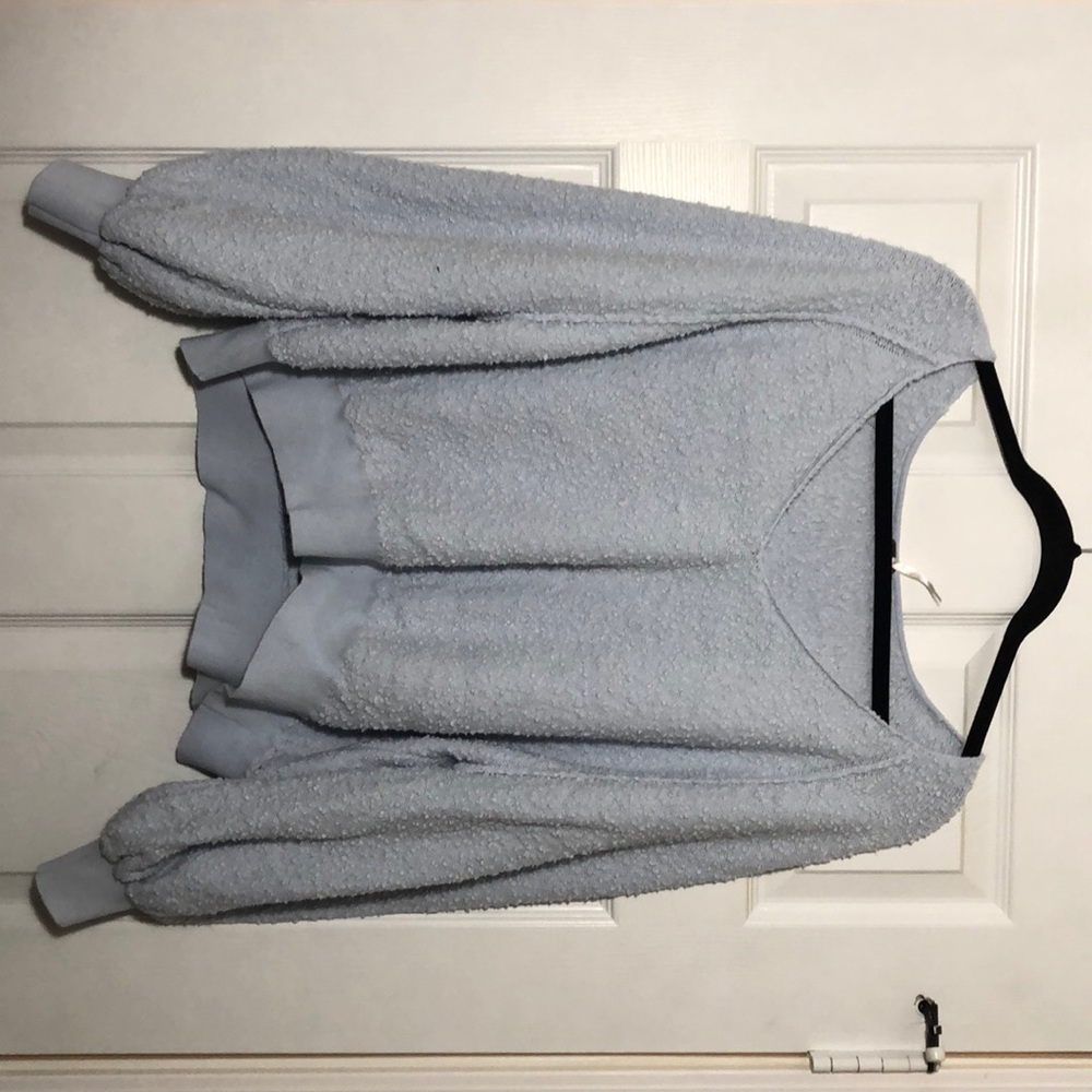 Free People Balloon Sleeve Sweatshirt Size XL